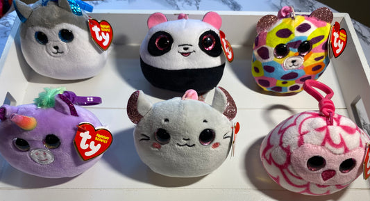 Squishmallow keychain pets